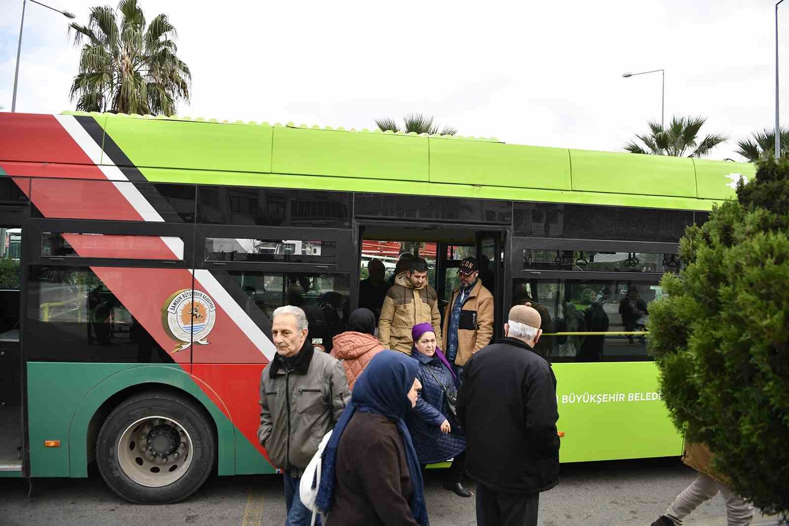 TÜRKİYE'DE İLK OLAN VE SAMSUN BÜYÜKŞEHİR BELEDİYESİ TARAFINDAN ŞEHRE KAZANDIRILAN HIZLI ŞARJ ÖZELLİĞİNE SAHİP LİTYUM PİLLİ ELEKTRİKLİ OTOBÜSLER HİZMETE GİRDİĞİ 16 AYDA 4 MİLYON 45 BİN YOLCU TAŞIDI