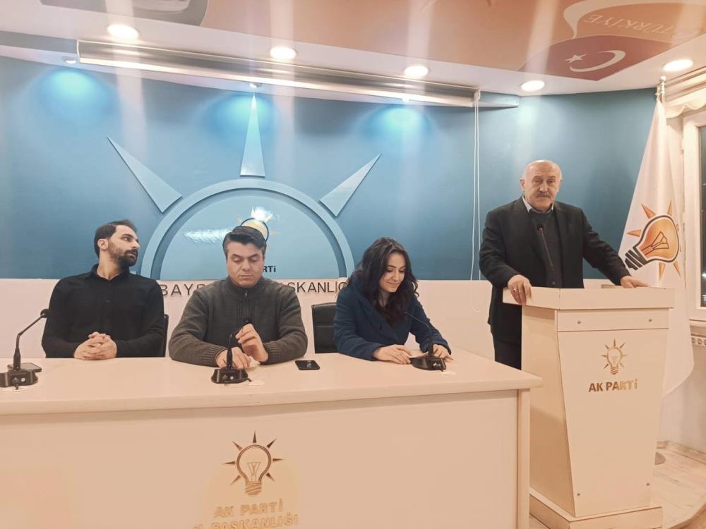 AK PARTİ BAYBURT İL BAŞKANI HACI ALİ POLAT GÖREVİNDEN İSTİFA ETTİ