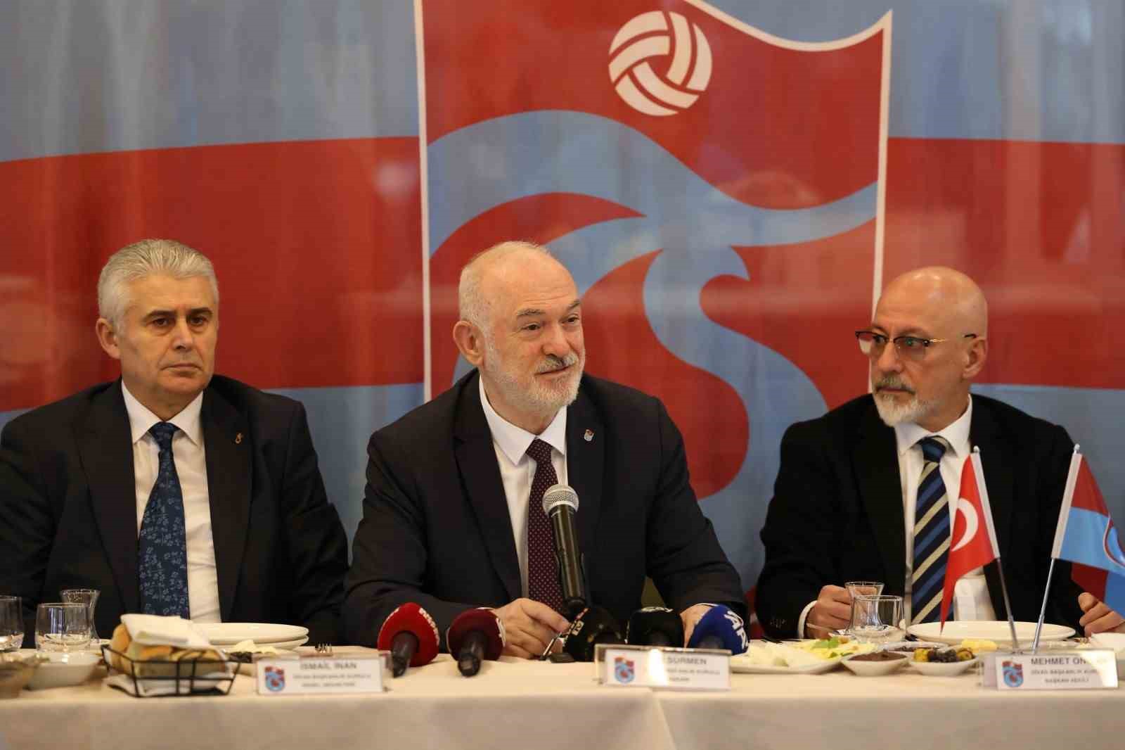TRABZONSPOR DİVAN KURULU BAŞKANI ALİ SÜRMEN, YAPILACAK DİVAN BAŞKANLIK KURULU SEÇİMLERİNDE ADAY OLMAMAYA KARAR VERDİĞİNİ SÖYLEDİ