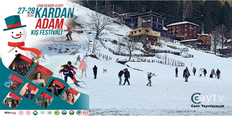 Çamlıhemşin Ayder Kardan Adam Kış Festivali 2024 Ne Zaman Yapılacak ?