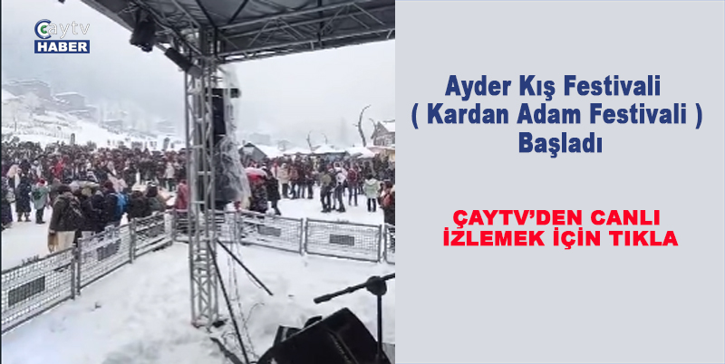 Ayder Kış Festivali ( Kardan Adam Festivali ) Başladı