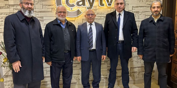 Rize Saadet Partisi Rize Belediye başkan adayı Muhammet Yıldız Çaytv'yi Ziyaret etti