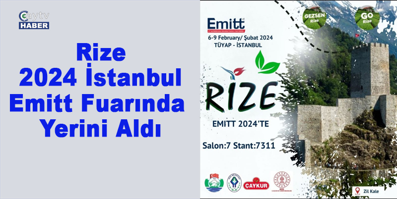 Rize, 2024 İstanbul Emitt Fuarında Yerini Aldı