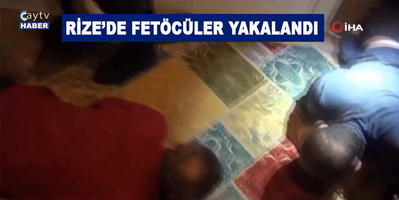 Rize Dahil 14 İLDE Fetö Opresayonunda 42 şüpheli yakalandı