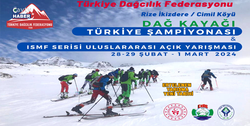 Rize İkizdere Cimil Köyü’nde düzenlenmesi planlanan Gençler-Büyükler 2024 Türkiye Şampiyonası tarihi belli oldu