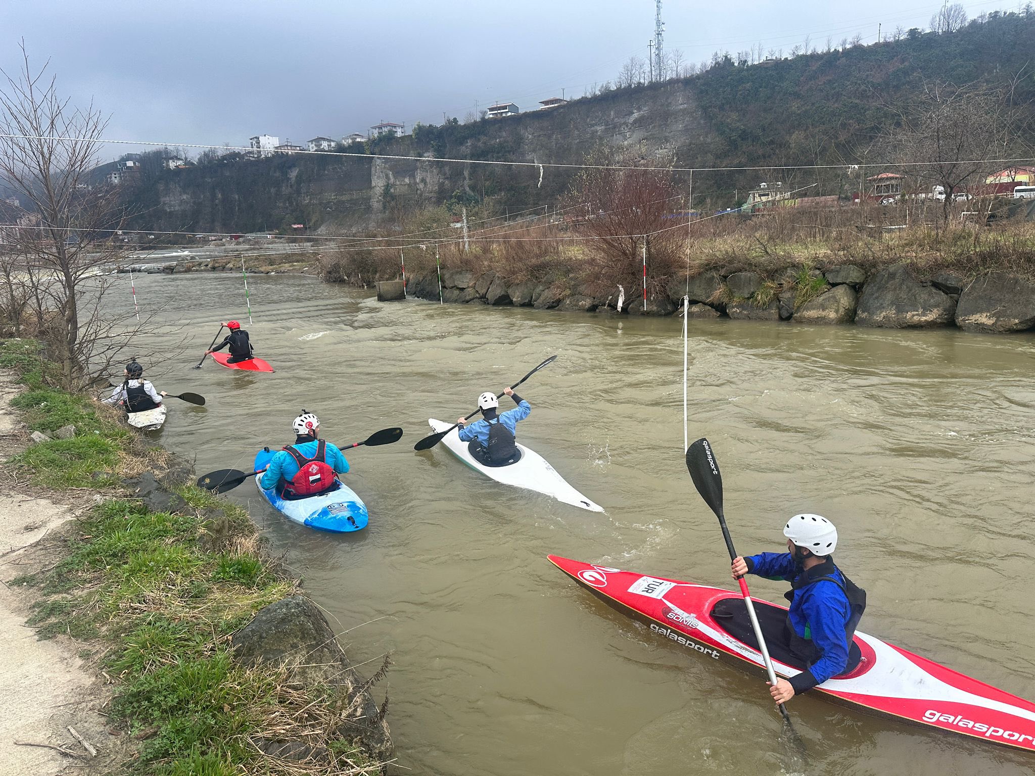 Akarsu Slalom 2. Kademe Antrenör Kursu Rize'de yapıldı