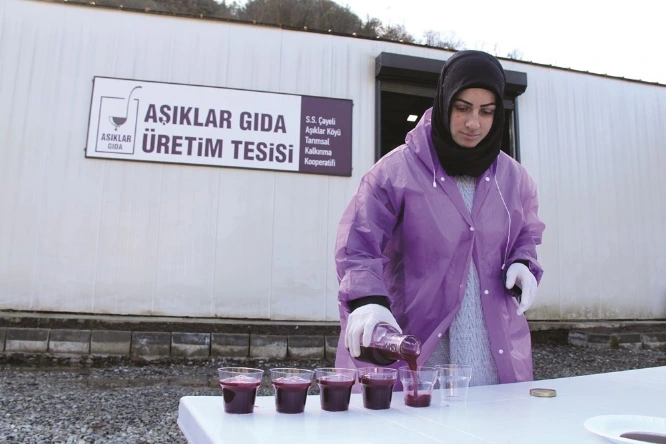 Rize'de bir köy artık yaptığı ürünle anılacak