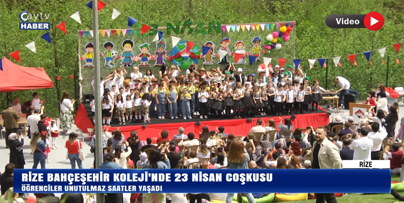 Rize Bahçeşehir Koleji’nde 23 Nisan Coşkusu Yaşandı