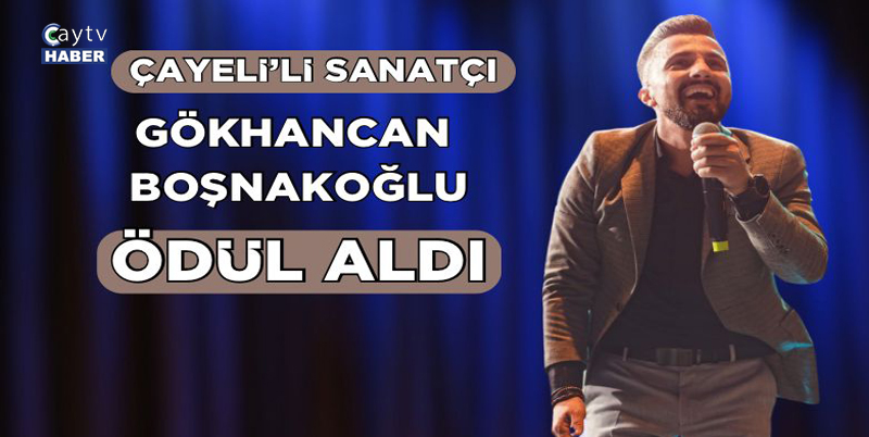 En iyi çıkış yapan Karadeniz Sanatçısı Çayeli’nden