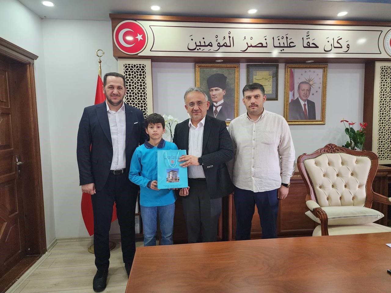 Bayburt'ta Ortaokul Öğrencisi Abdulhamit Yılmaz 7 Ayda Hafız Oldu