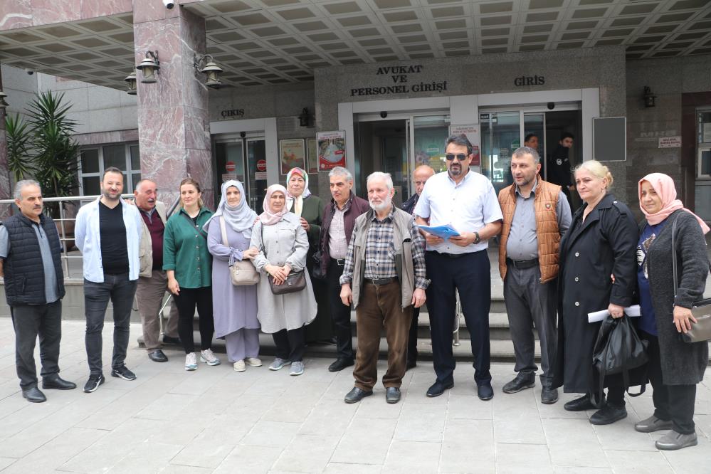 Rize'de Deniz sitesi sakinleri kura sonuçlarına itiraz ederek mahkemeye başvurdu