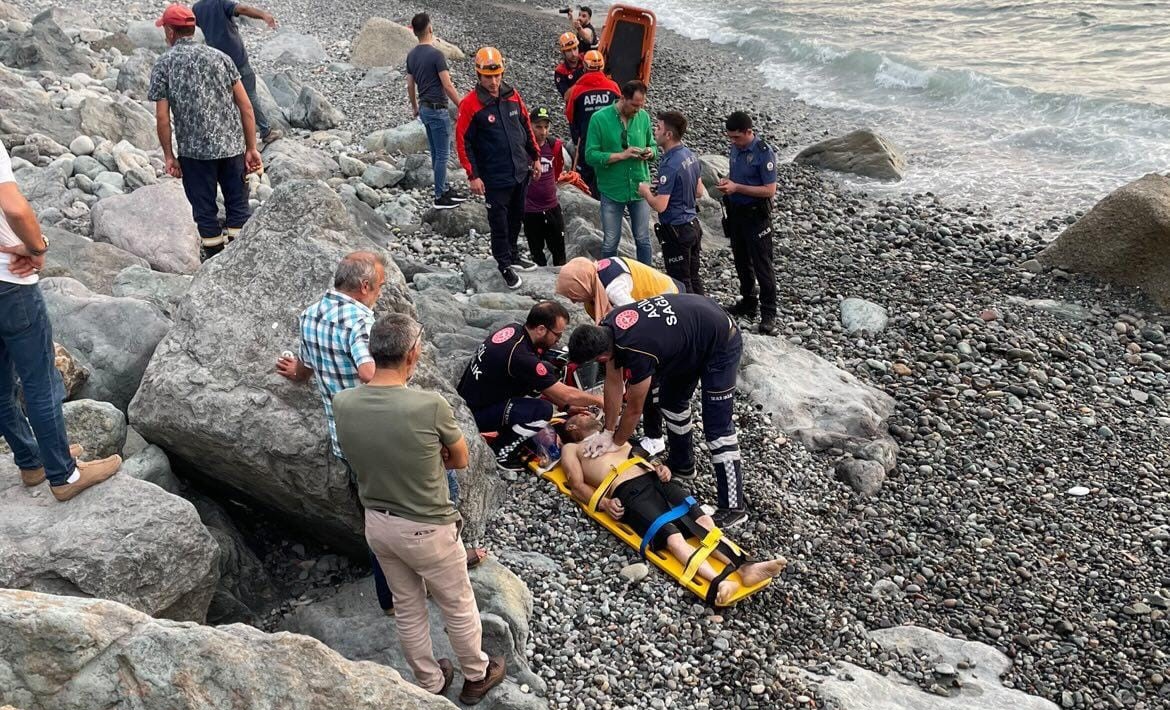Rize’de Boğulma faciası , 2 kişi hayatını kaybetti