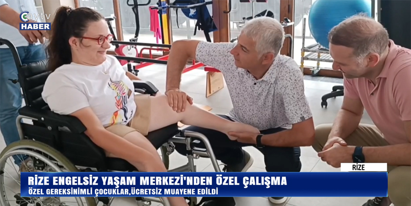 RİZE ENGELSİZ YAŞAM MERKEZİN’DEN ÖZEL ÇALIŞMA