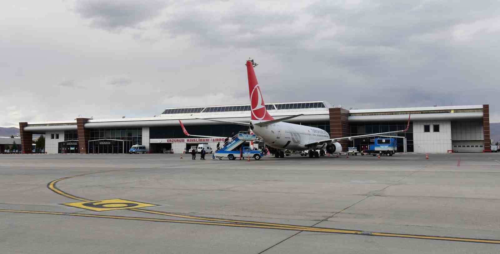 Erzurum’da Yedi Ayda 4 Bin 516 Uçuş Gerçekleşti