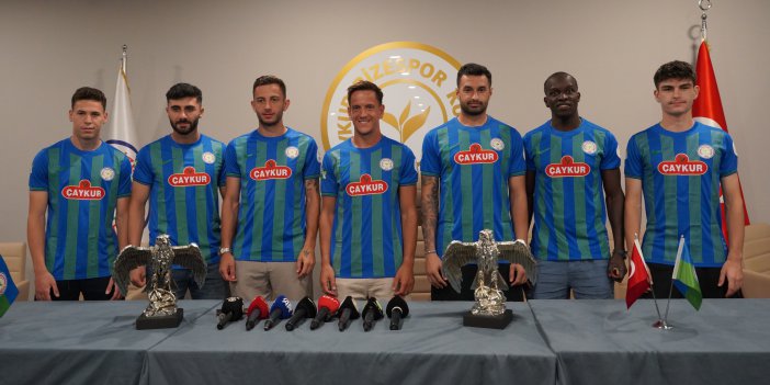 Çaykur Rizespor Transferlerini tanıttı
