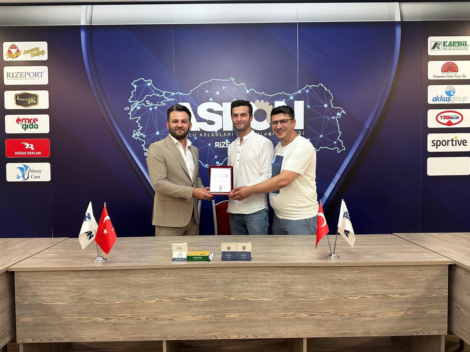 Genç Askon Rize Şubesi'nde Yeni Başkan Abdülbaki Karali