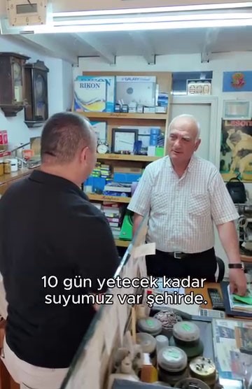 Amasyanın 10 gün suyu kaldı