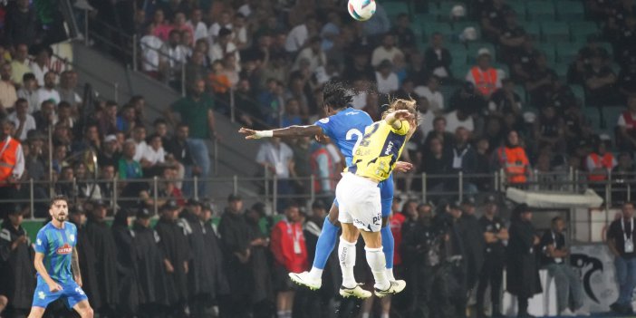 Ç.Rizespor evinde Fenerbahçe'ye farklı mağlup oldu