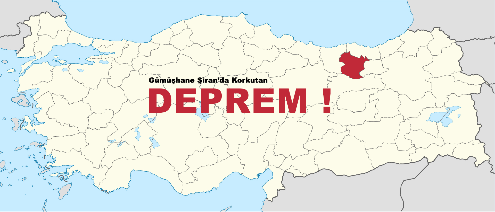Gümüşhane Şiran'da 4.1 Şiddetinde Korkutan Deprem