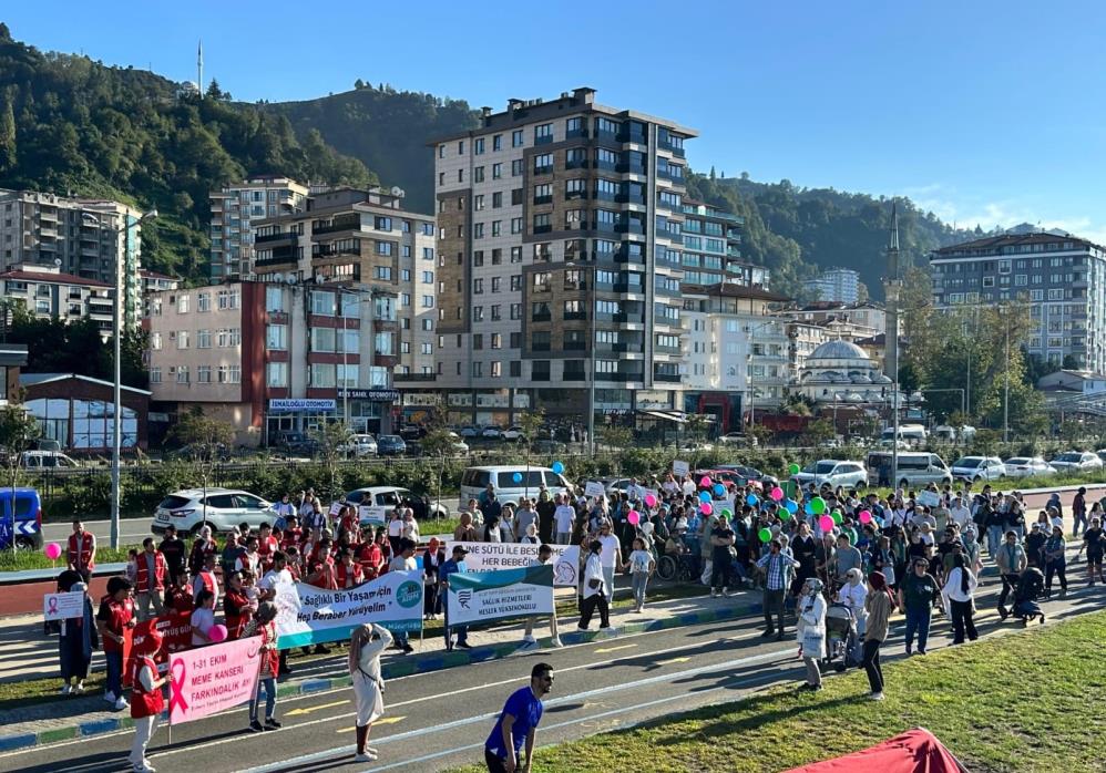 Rize’de ‘dünya Yürüyüş Günü’ Etkinliği düzenlendi