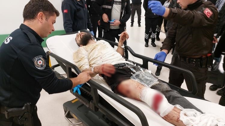Samun'da uyuşturuz bağımlısı vurularak etkisiz hale getirilebildi