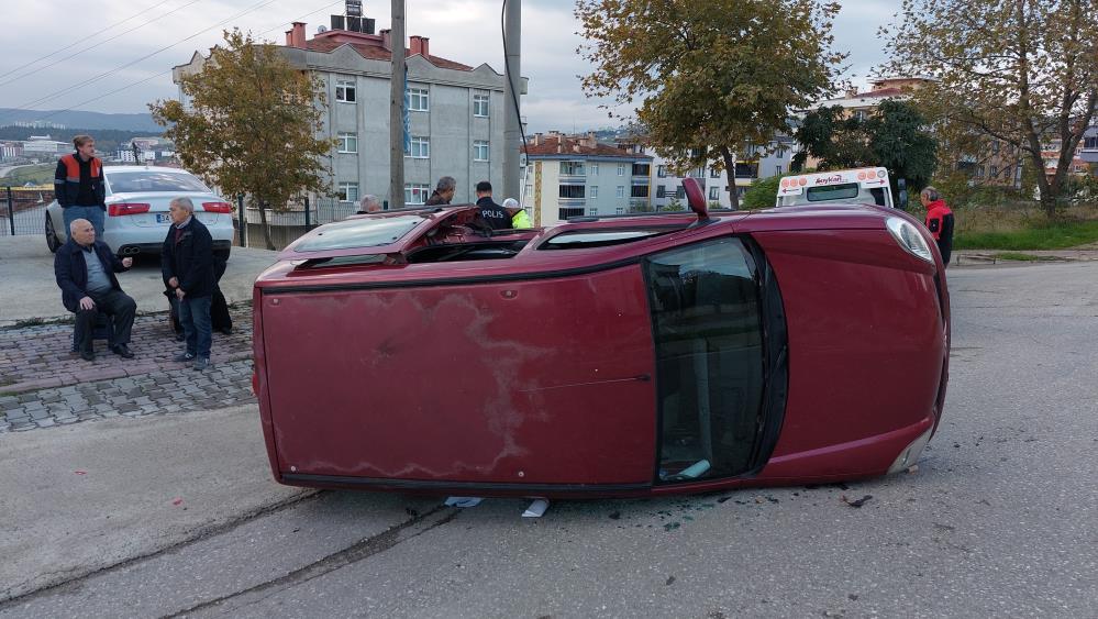 Samsun'da bu yolda sürekli kaza oluyor