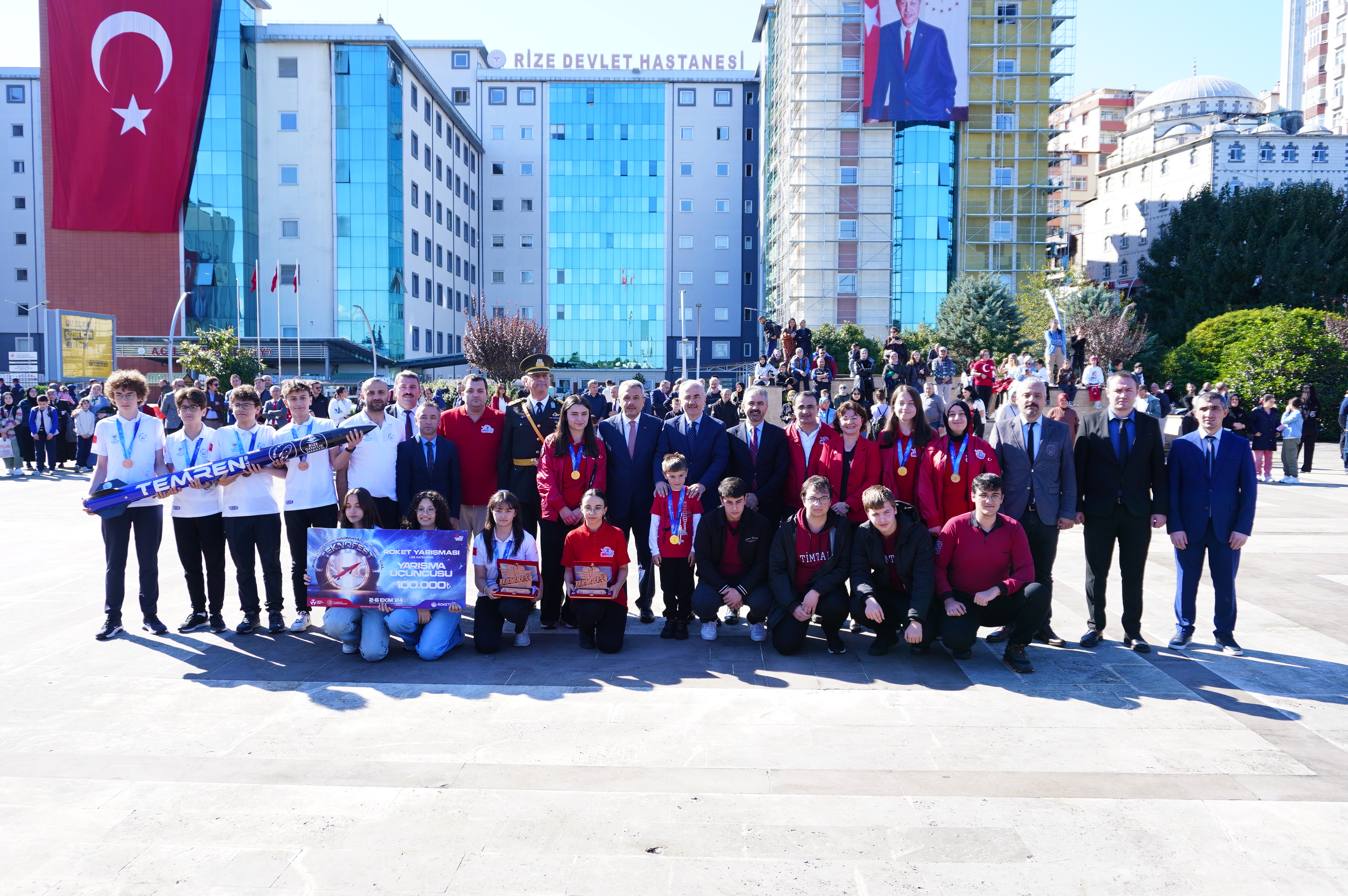 Rize'de Cumhuriyeti’in 101. Yaşı Çeşitli Etkinliklerle Kutlandı