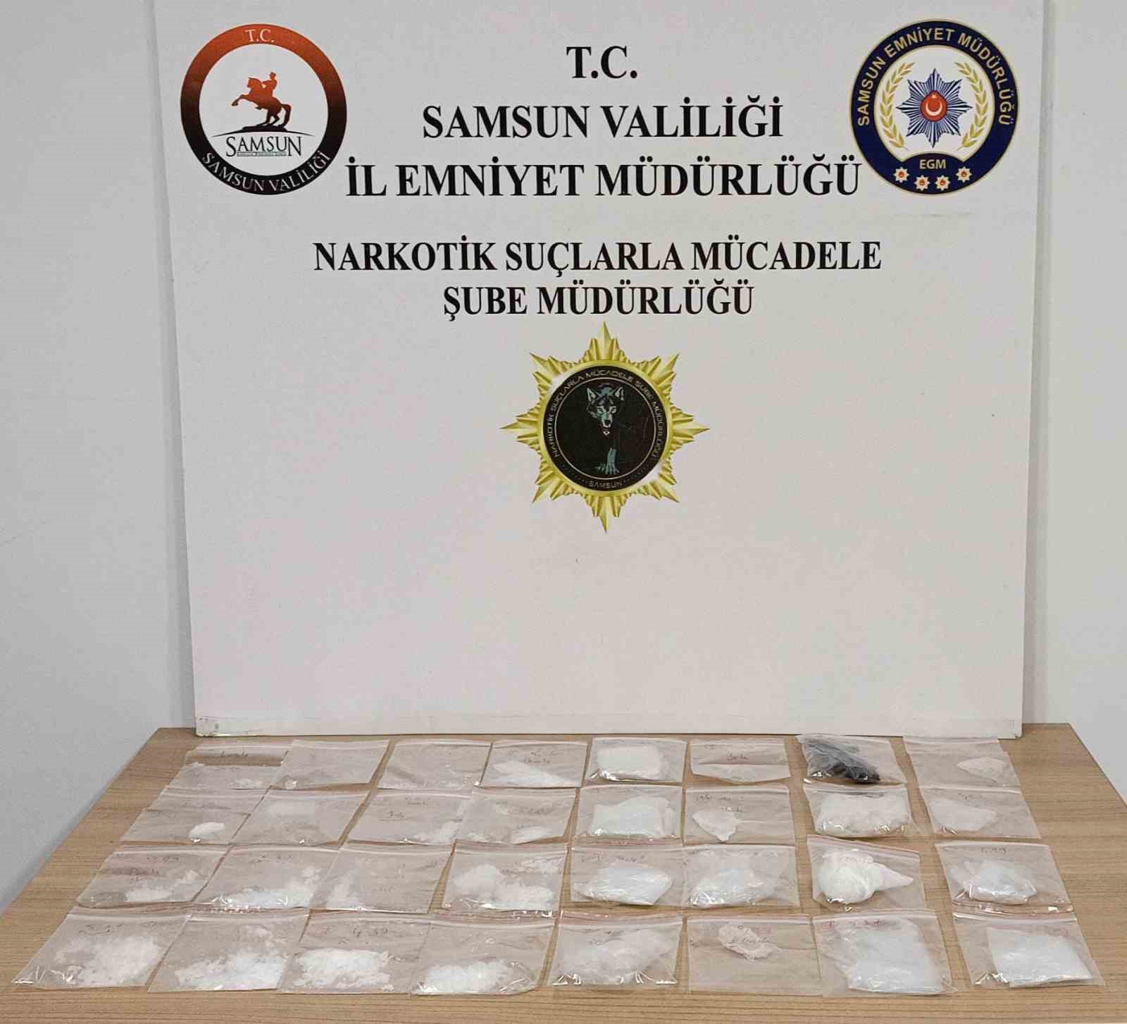 Çarşamba’da Paket Paket Uyuşturucu Ele Geçti