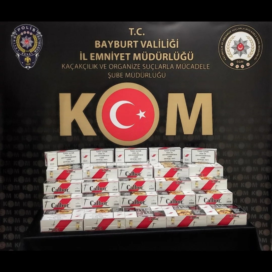 Bayburt’ta 44860 Adet Makaron Ele Geçirildi