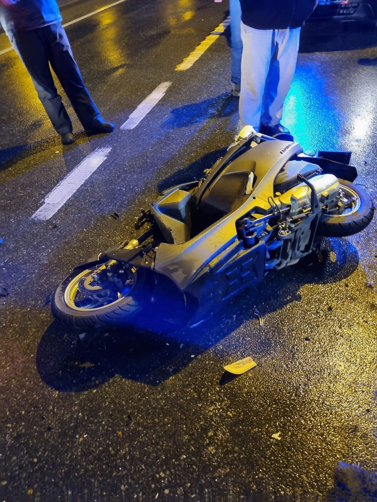 Rize’de Otomobille Çarpışan Motosikletin Sürücüsü Hayatını Kaybetti