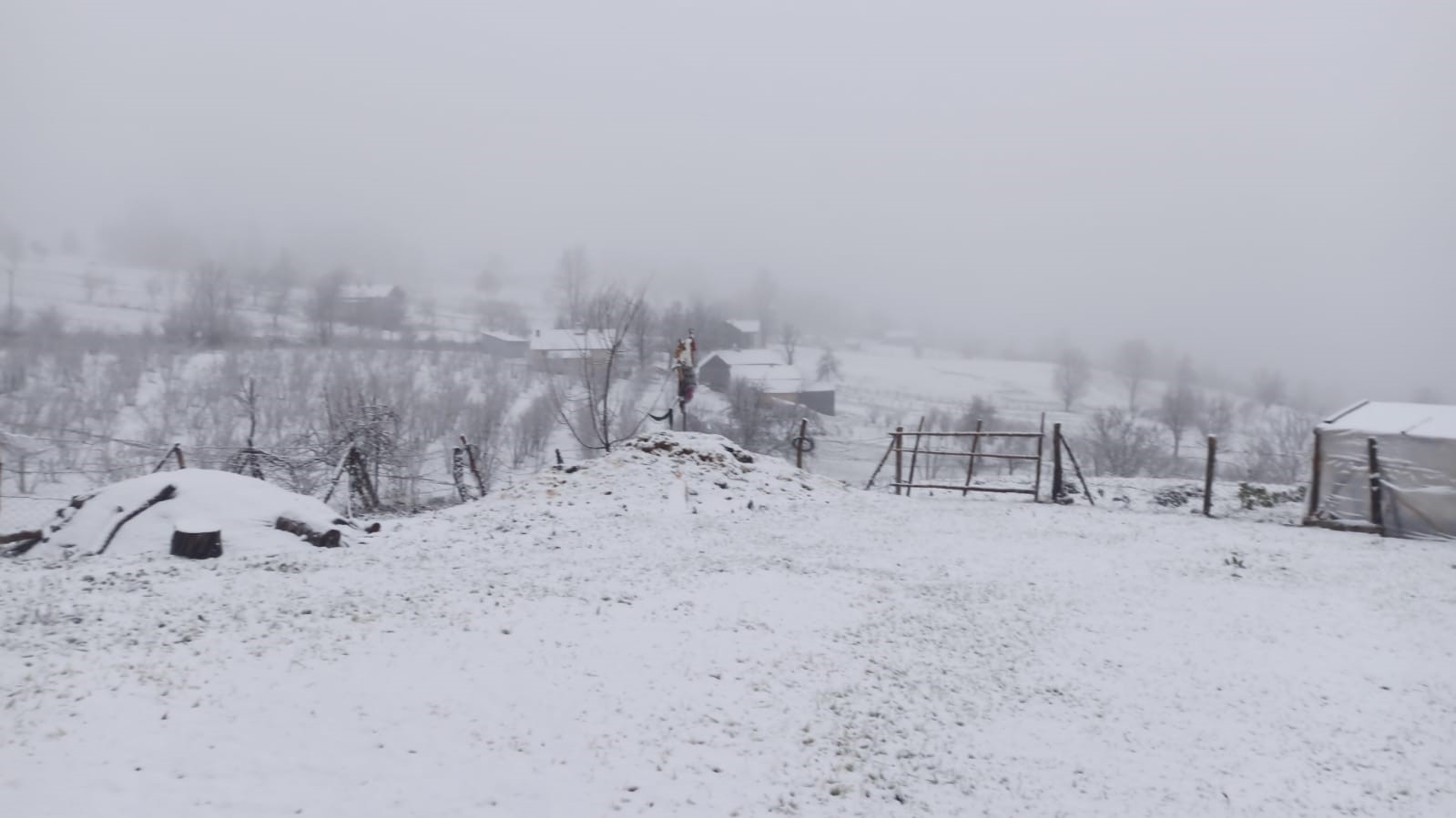 Sakarya'da Yüksek Kesimlerde Kar Yağışı Yeniden Başladı