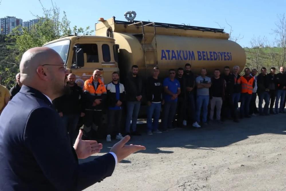 Atakum’da 5 Bin 300 Adet Sokak Yıkandı