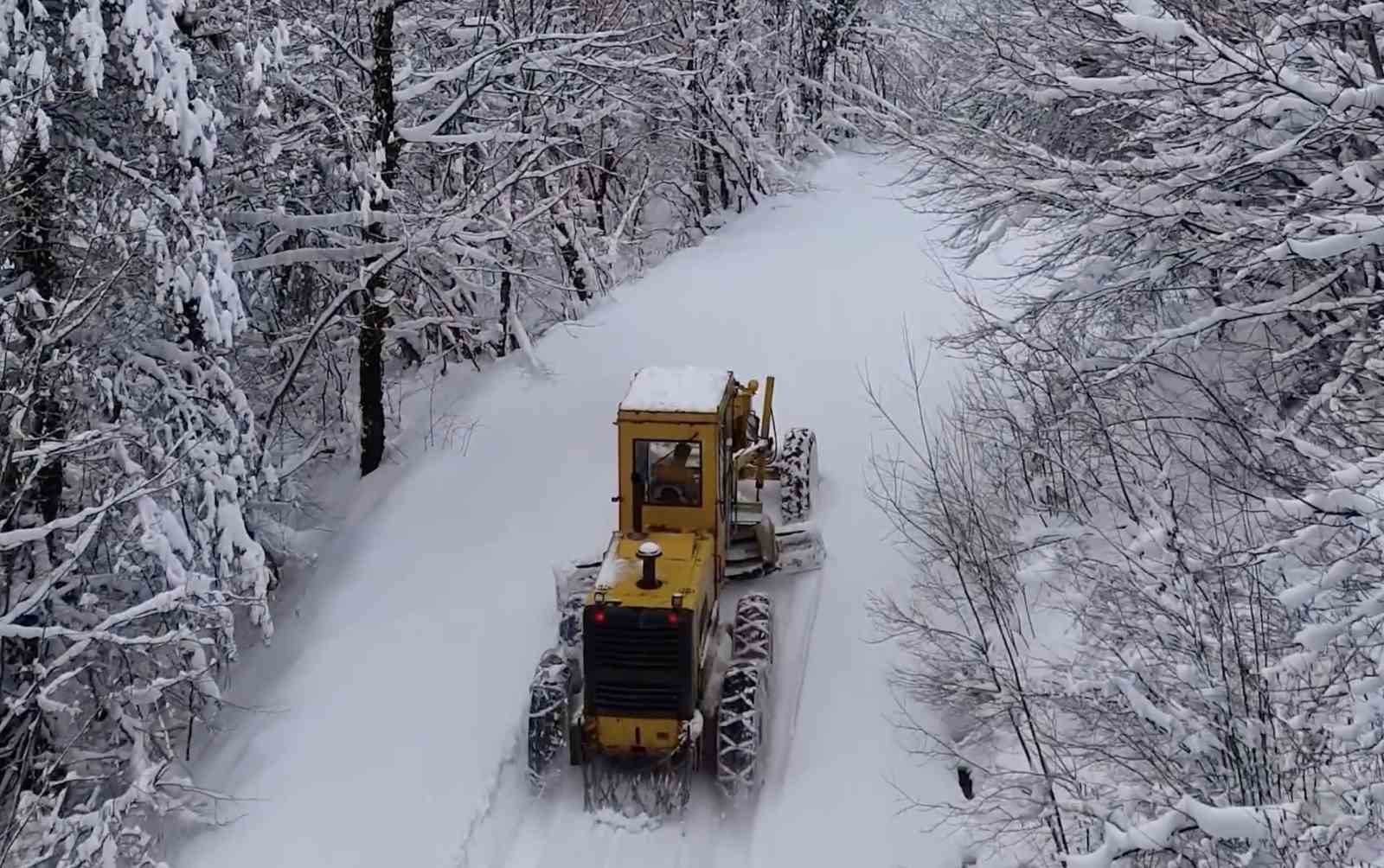 Kastamonu’da Kar Sebebiyle Yolu Kapalı Köy Sayısı 335’e Yükseldi