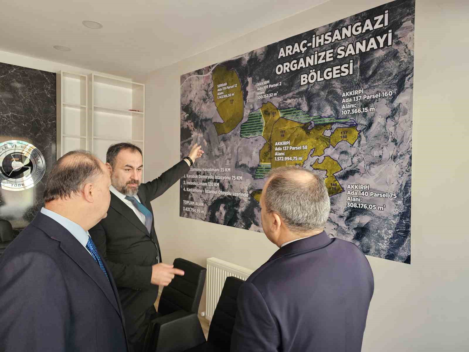 Kastamonu’ya Kurulacak Organize Sanayi Bölgesi İçin Yer Seçimi Komisyon Süreci Başladı