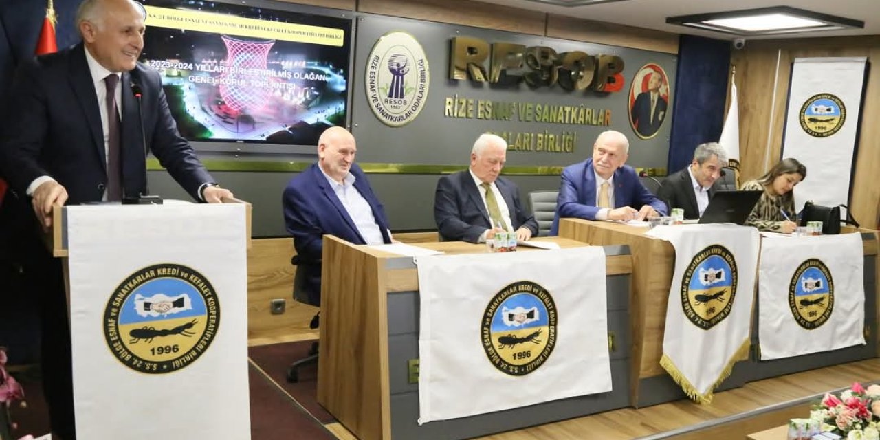 Kredi ve Kefalet bölge toplantısı Rize'de yapıldı