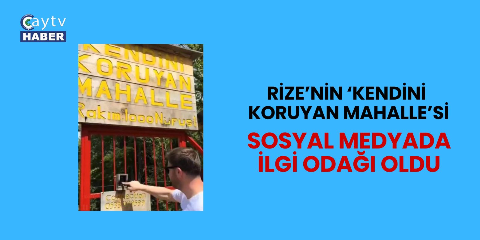 Rize'de Sadece Teleferikle Ulaşılan "Kendini Koruyan Mahalle" Sosyal Medyada İlgi Gördü