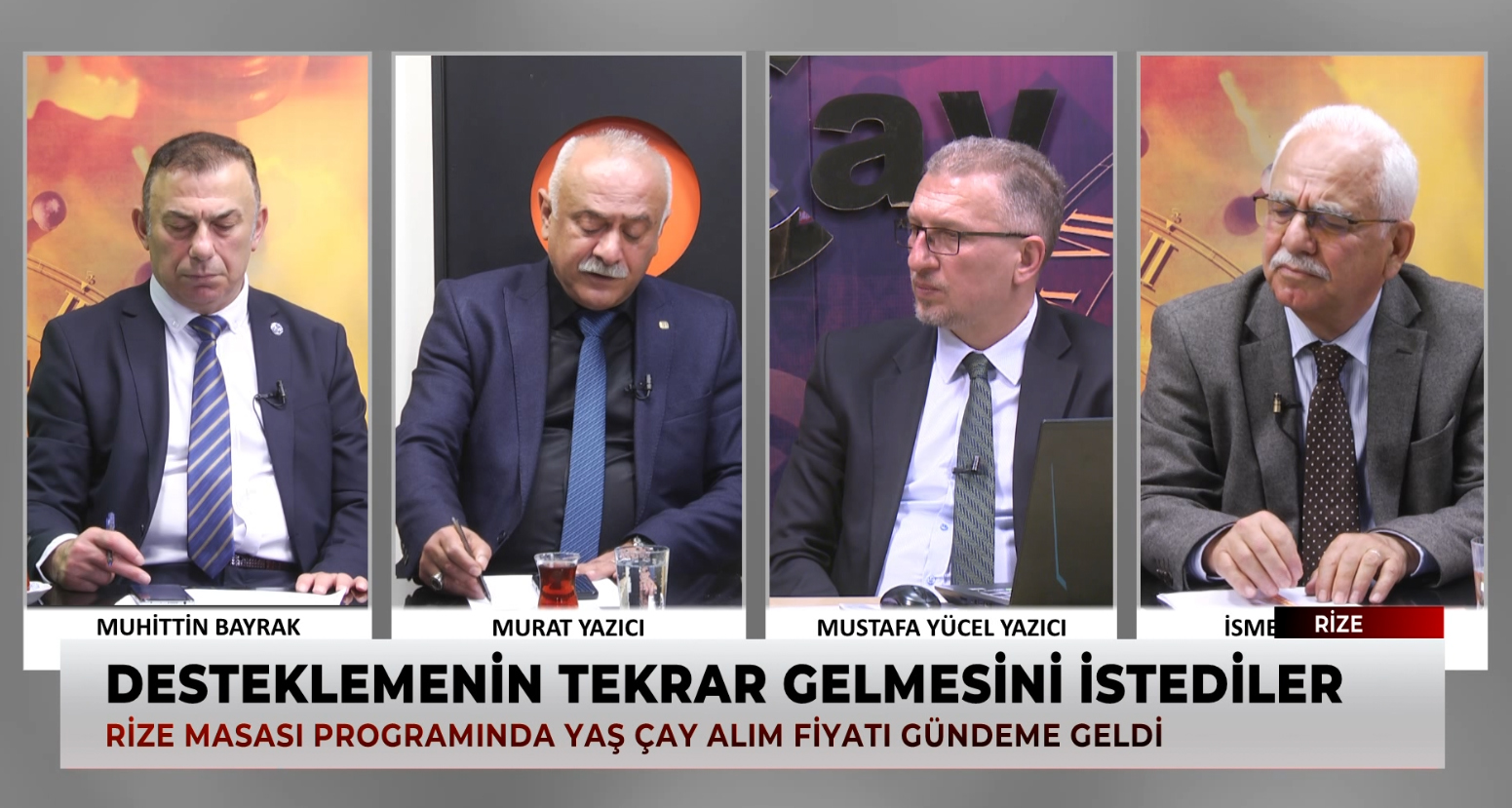 RİZE MASASI PROGRAMINDA YAŞ ÇAY ALIM FİYATI GÜNDEME GELDİ