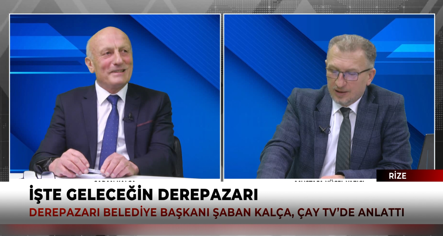 Derepazarı Belediye Başkanı Şaban Kalça, Çay TV’de İlçenin Gelecek Vizyonunu Anlattı
