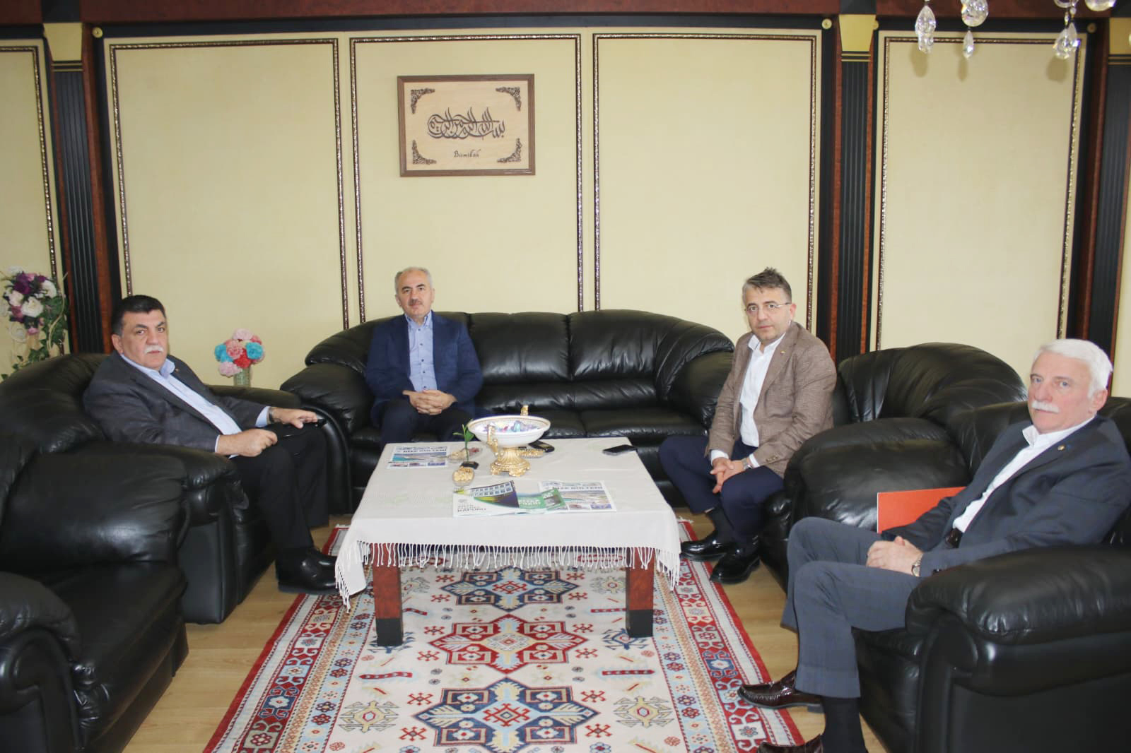 Karamehmetoğlu ve Mete’den Başkan Metin’e Ziyaret