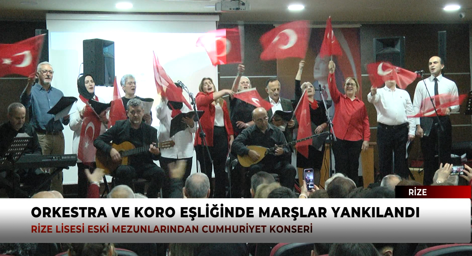 Rize Lisesi Eski Mezunlarından Cumhuriyet Konseri