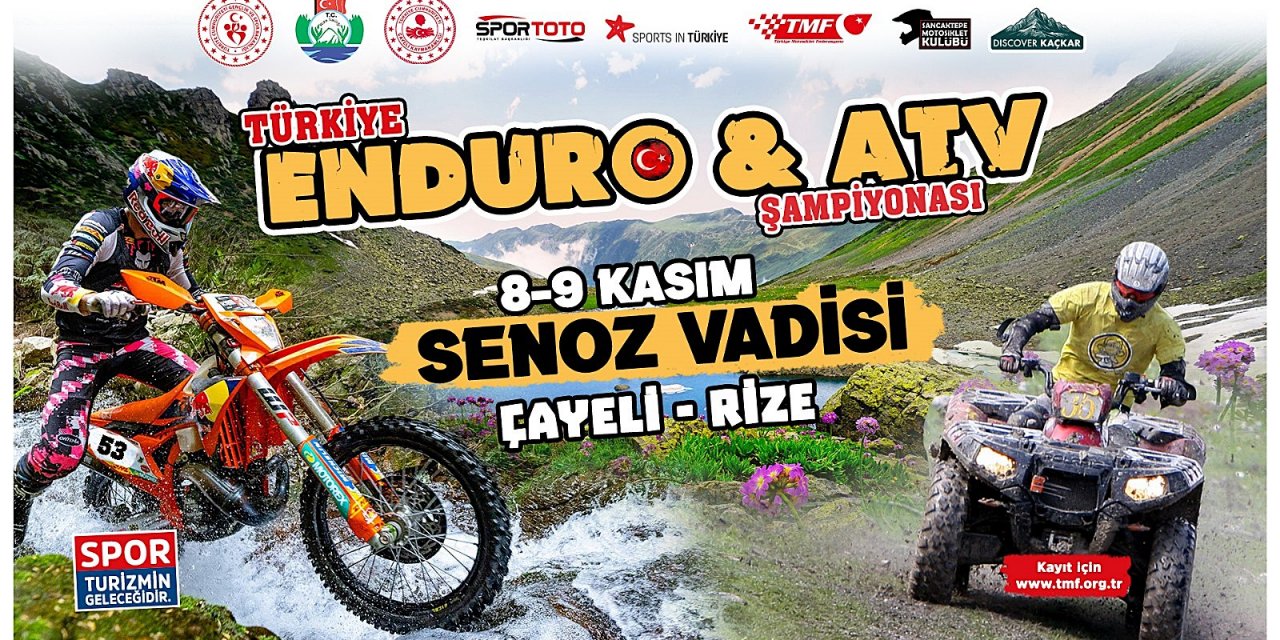 Senoz Vadisi, Türkiye Enduro ve ATV Şampiyonası’na Ev Sahipliği Yapacak