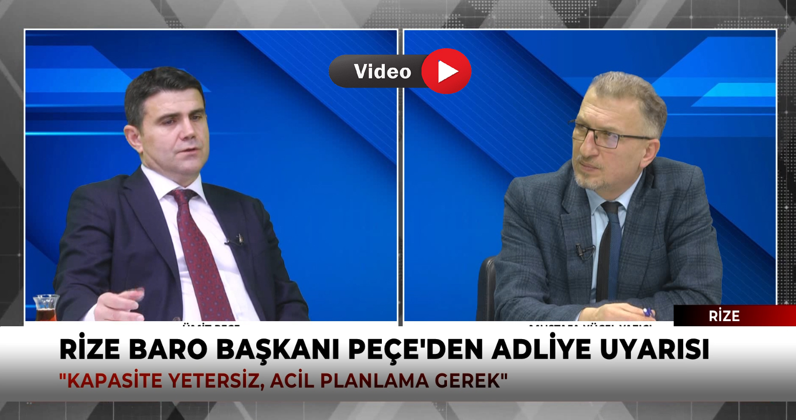 Rize Baro Başkanı Peçe’den Adliye Uyarısı: “Kapasite Yetersiz, Acil Yeni Bina Yeri Bakılmalı”