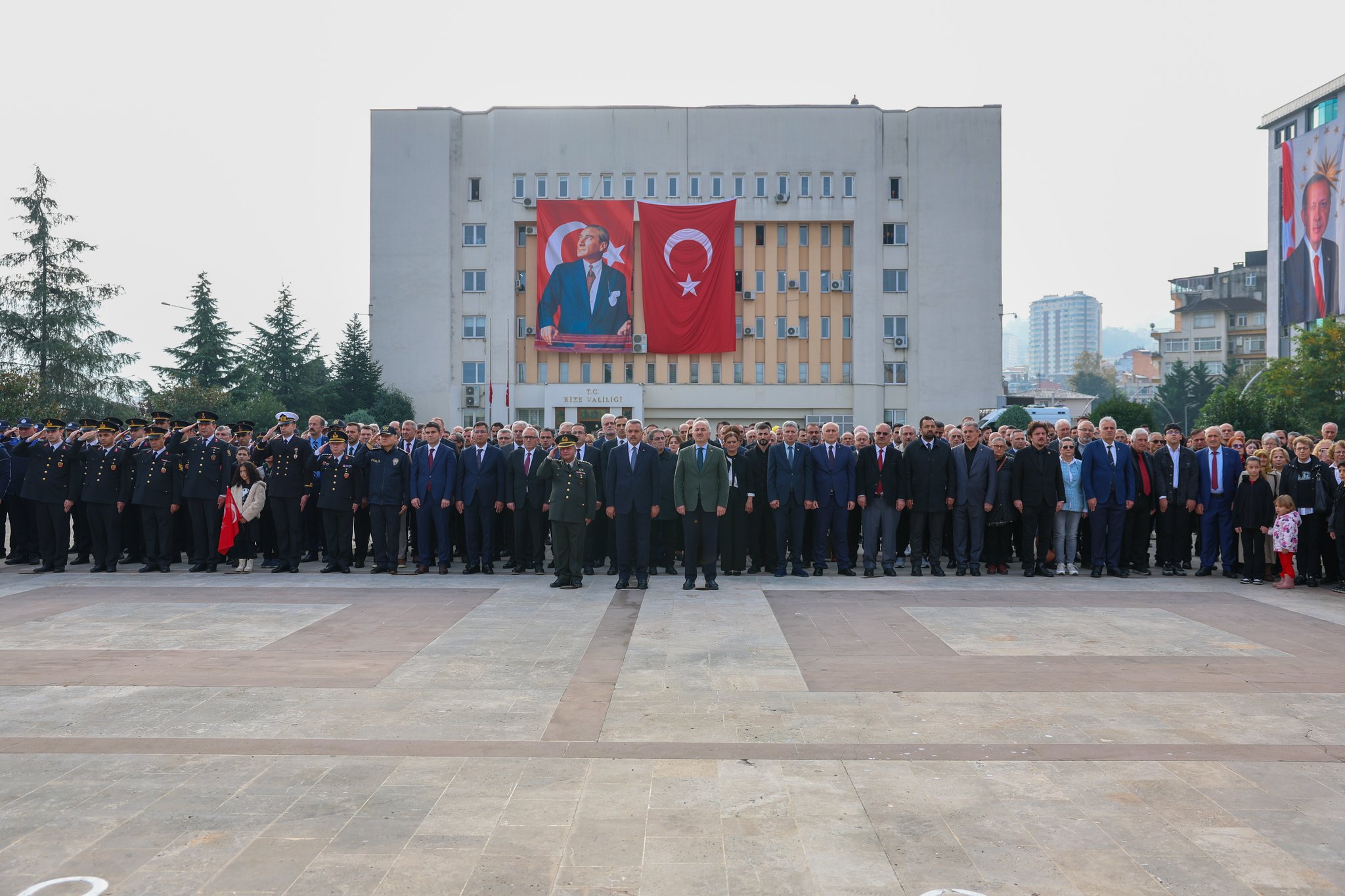 Rize’de 10 Kasım Atatürk’ü Anma Töreni Düzenlendi