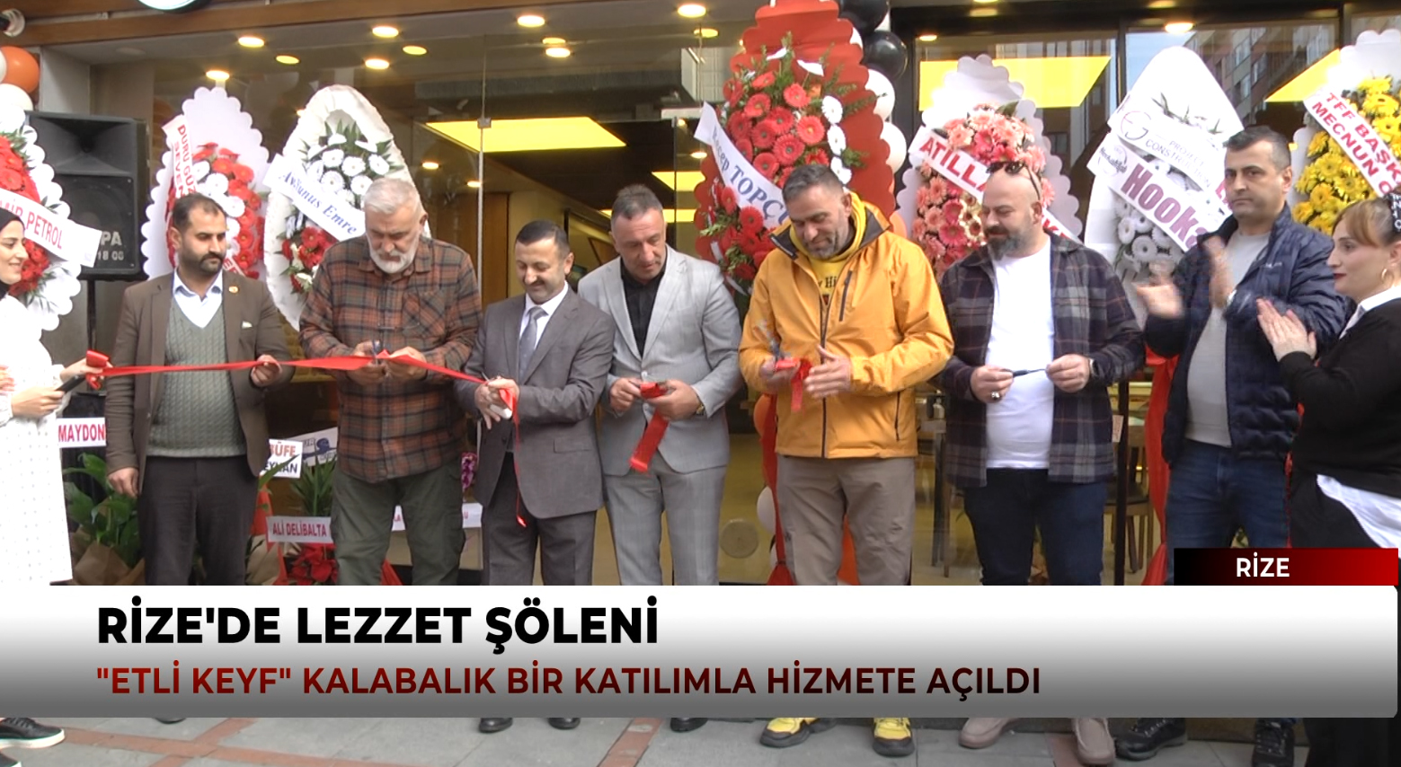 Rize’de “Etli Keyf” Hizmete Açıldı
