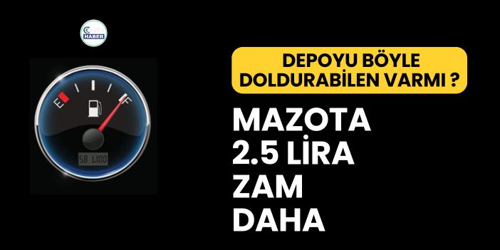 Motorine Zam Beklentisi: Litre Fiyatı 60 Lirayı Aşacak