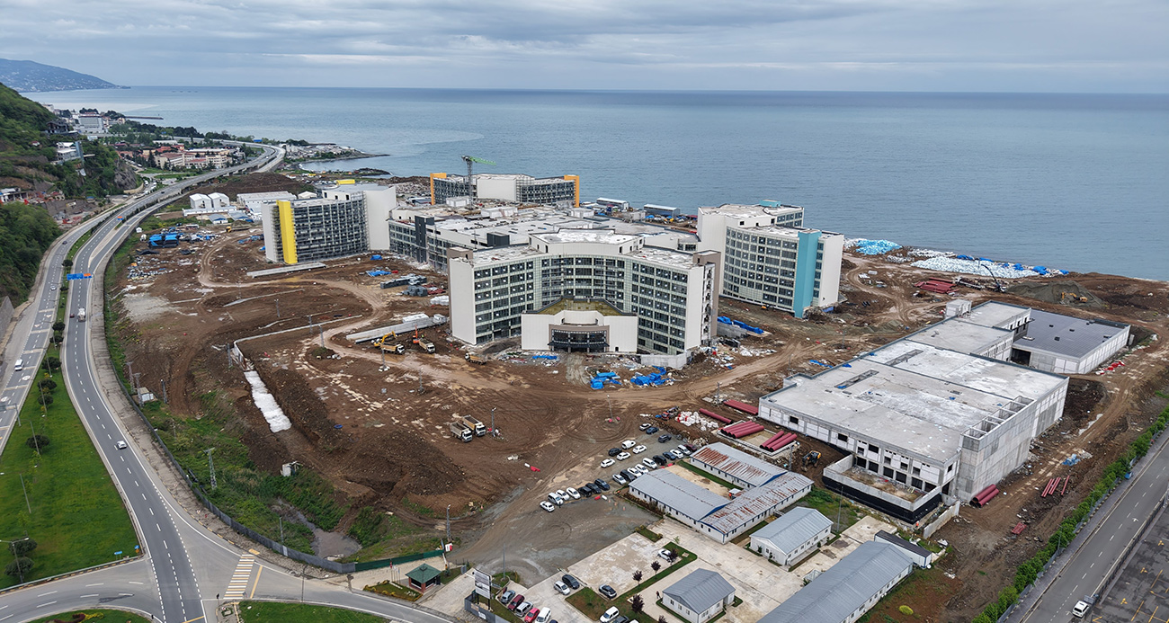 Trabzon Şehir Hastanesi’nde Çalışmalar Yüzde 80’e Ulaştı