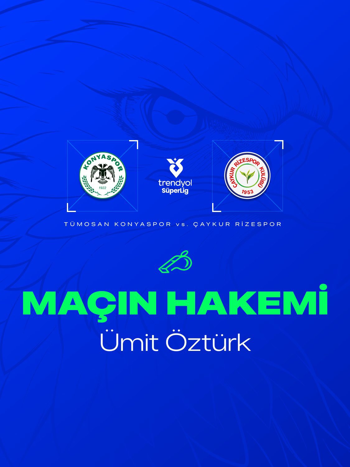 Rize - Konya maçını kim yönetecek ?