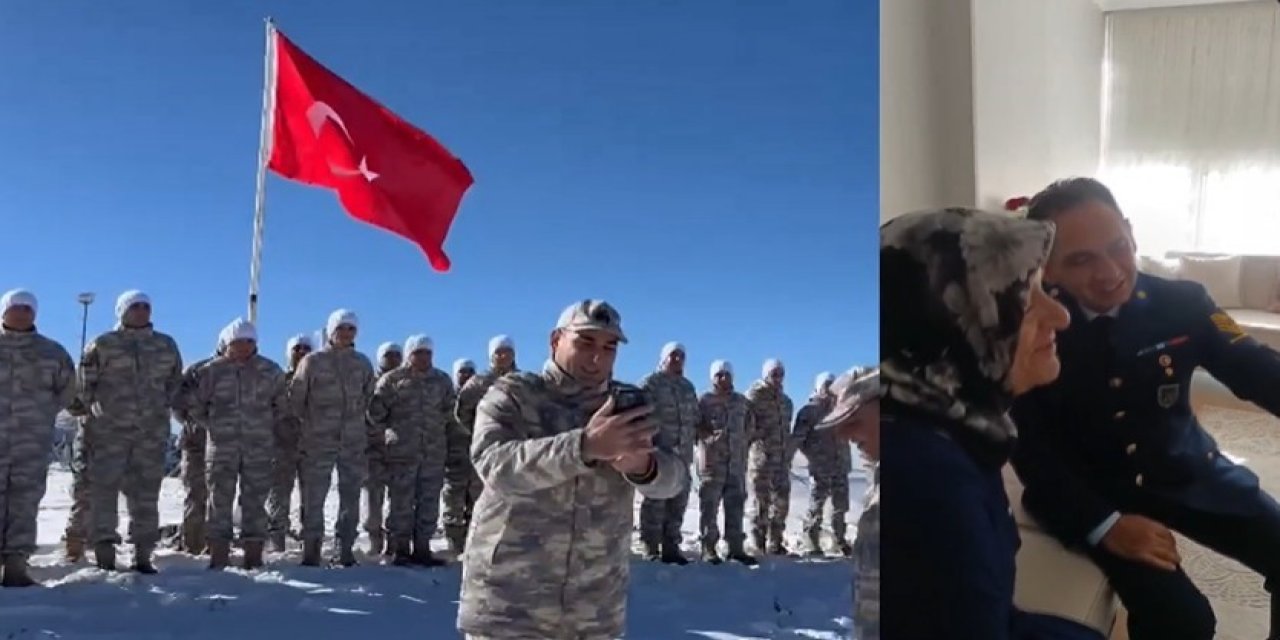 Rizeli Siame Bektaş tarafından örülen bereler askerlere ulaştırıldı