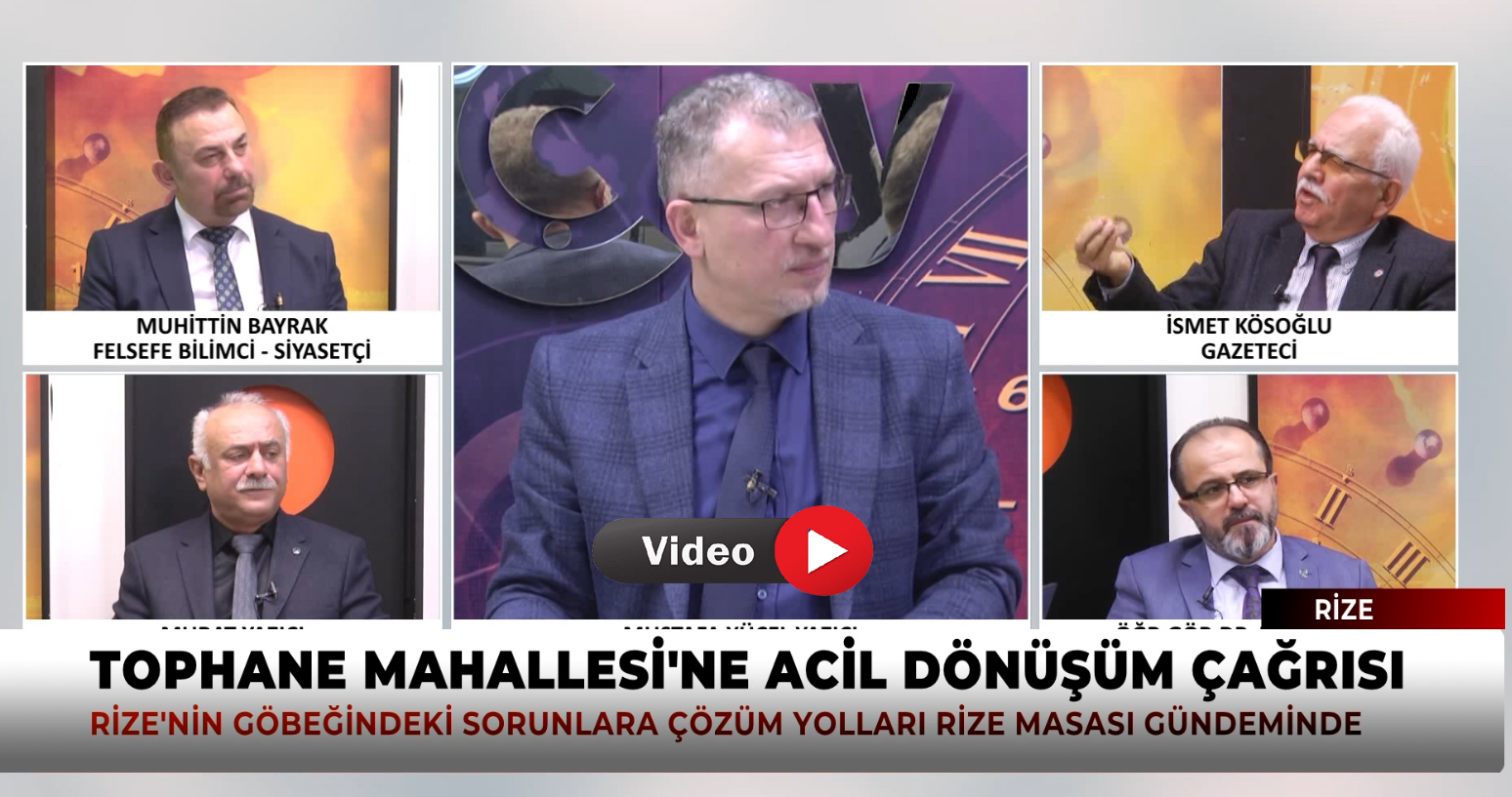 Tophane Mahallesi İçin Acil Dönüşüm Çağrısı Rize Masası’nda Gündeme Geldi