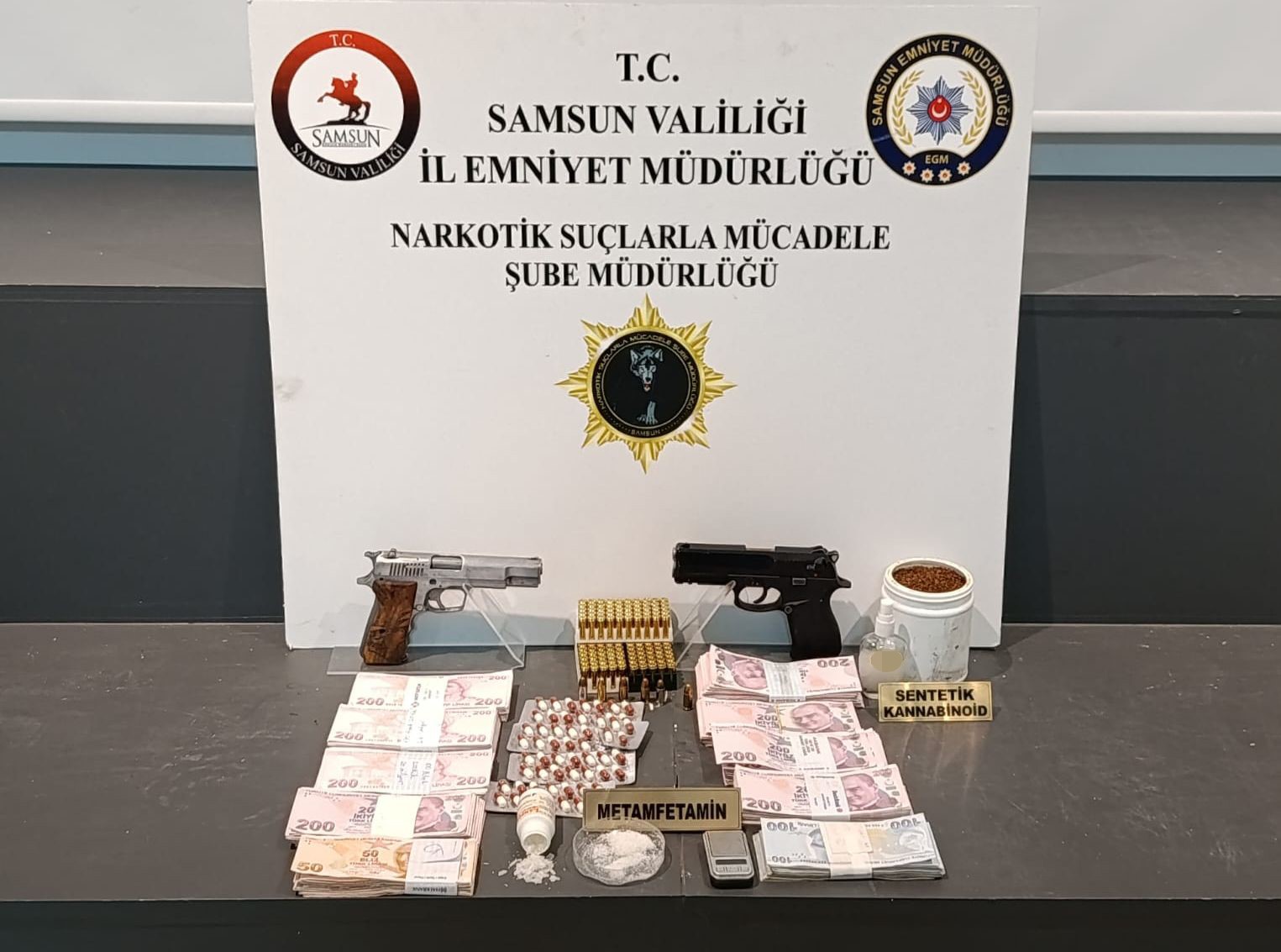 Samsun’da Uyuşturucu Ticaretine Darbe: 7 Şüpheli Yakalandı
